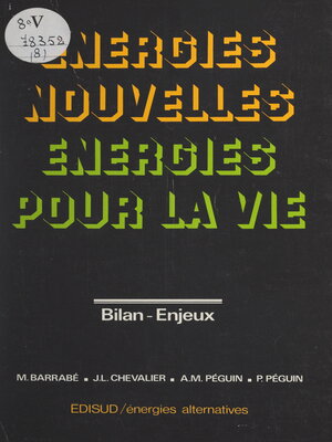 cover image of Énergies nouvelles, énergies pour la vie